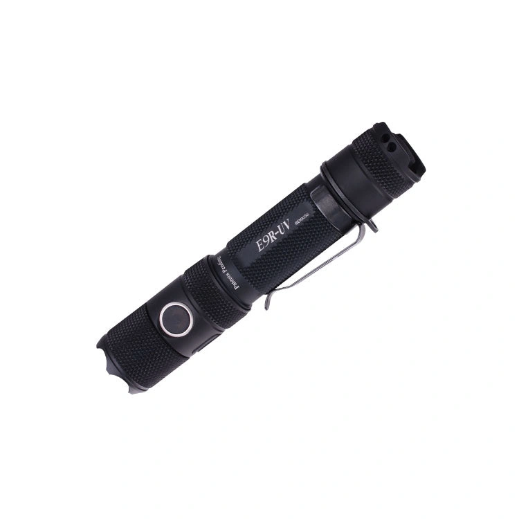 E9R-UV: Zwarte magische zaklamp ontmaskert valsmunters en onzichtbare geheimen 1300 lumen fel!